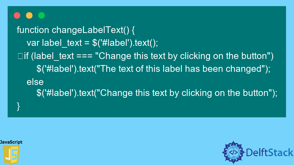 Jquery Change Label Text Using For